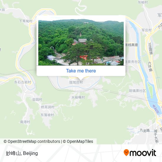 妙峰山 map