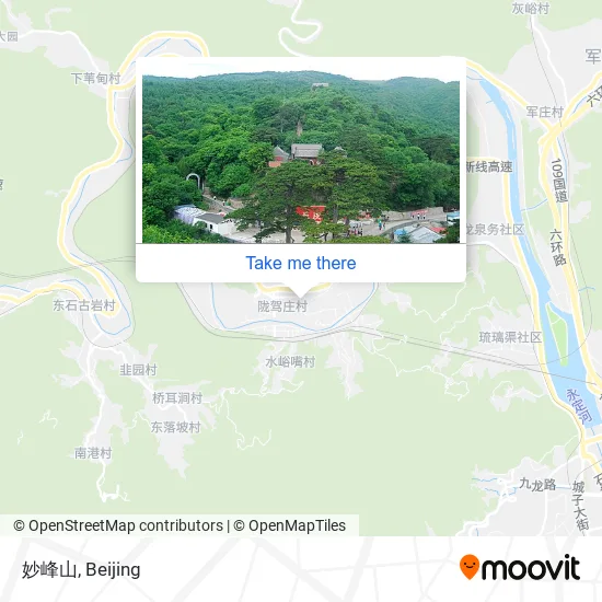 妙峰山 map