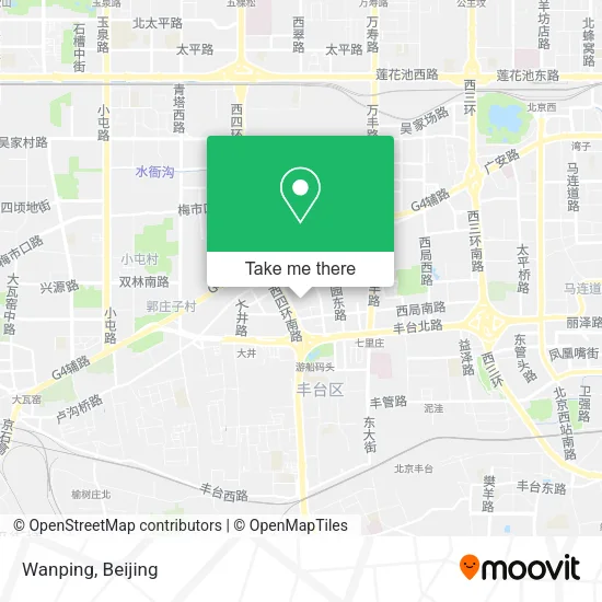 Wanping map