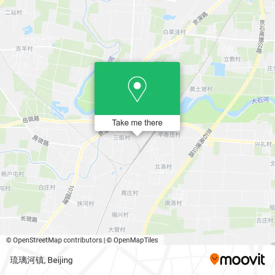琉璃河镇 map