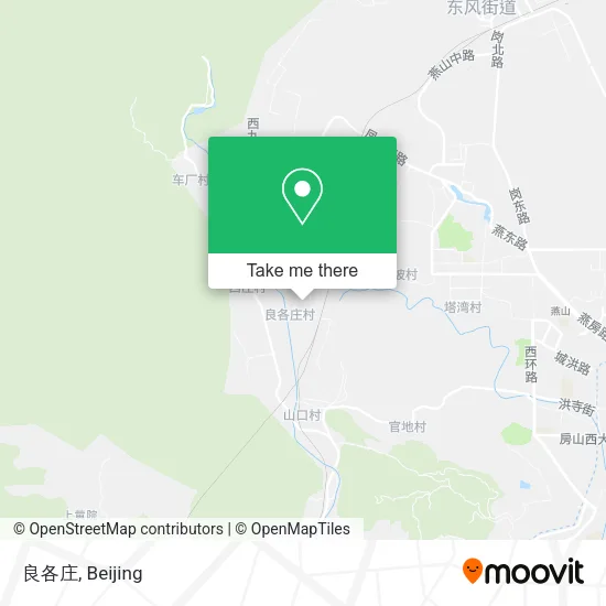 良各庄 map
