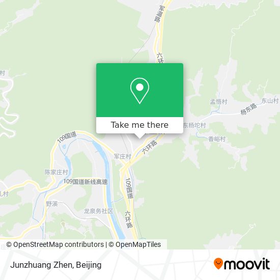 Junzhuang Zhen map