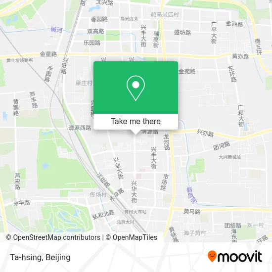 Ta-hsing map