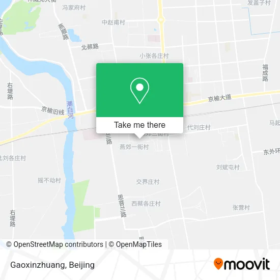 Gaoxinzhuang map