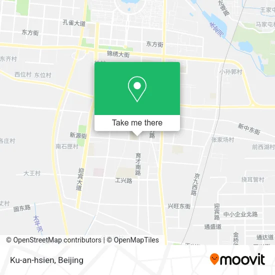 Ku-an-hsien map