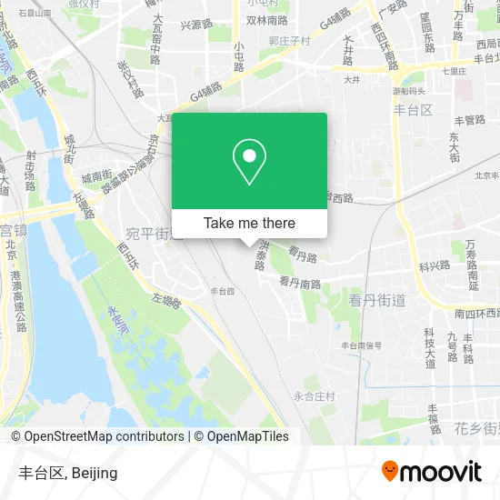 丰台区 map
