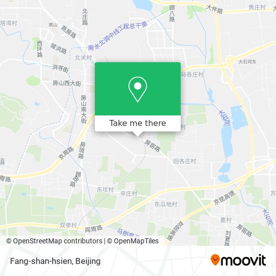 Fang-shan-hsien map