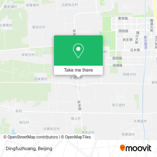 Dingfuzhuang map