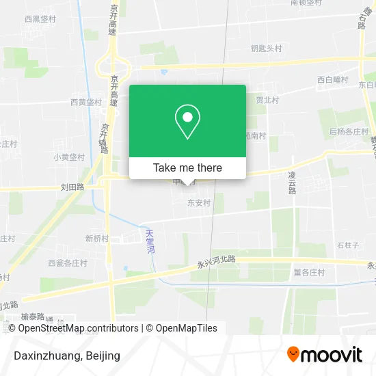 Daxinzhuang map