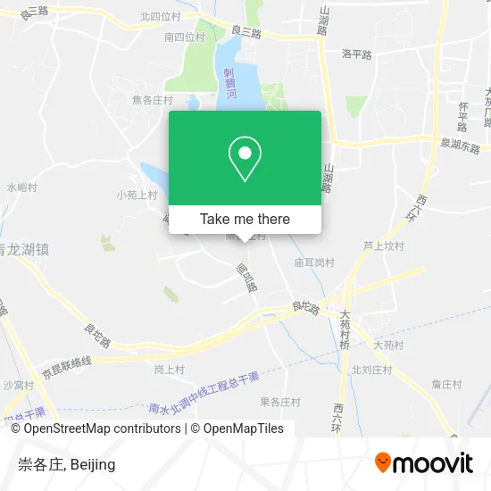 崇各庄 map