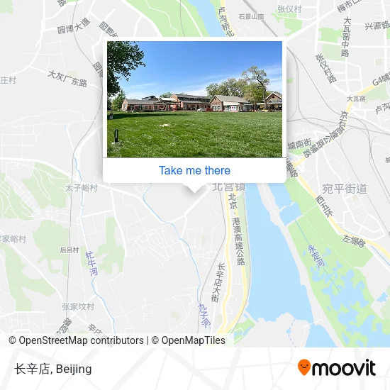 长辛店 map