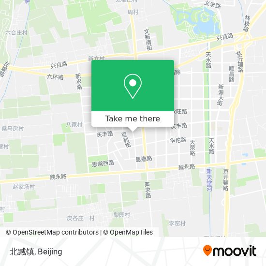 北臧镇 map