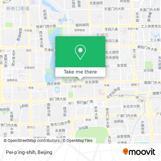 Pei-p'ing-shih map