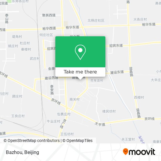 Bazhou map