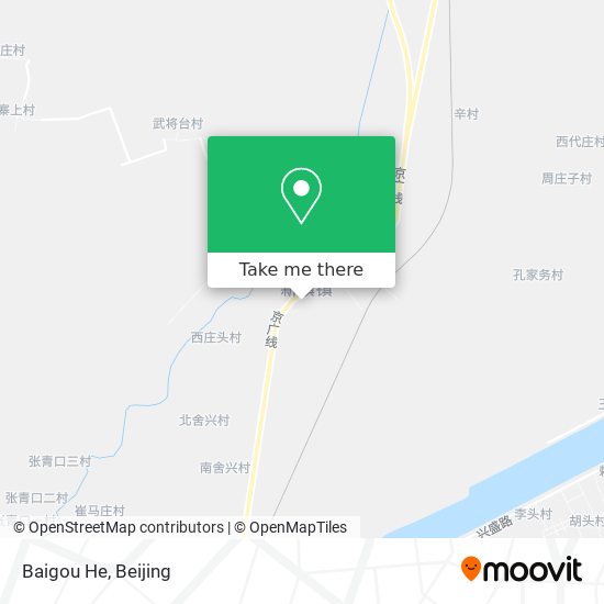 Baigou He map