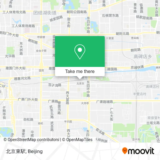 北京東駅 map