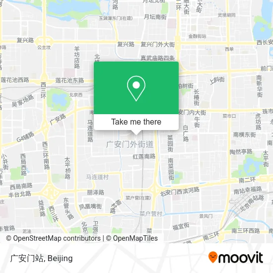 广安门站 map