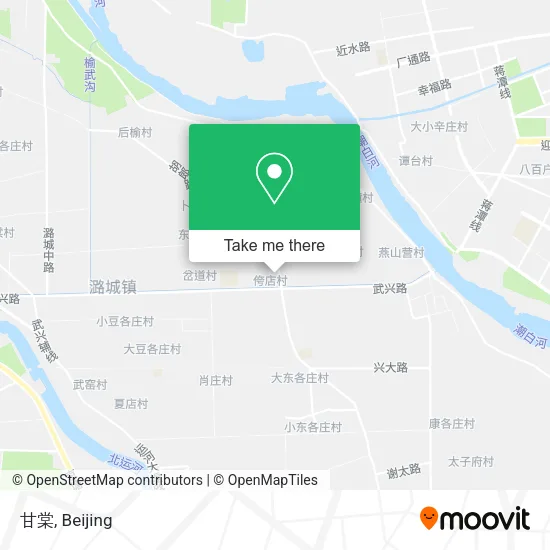 甘棠 map