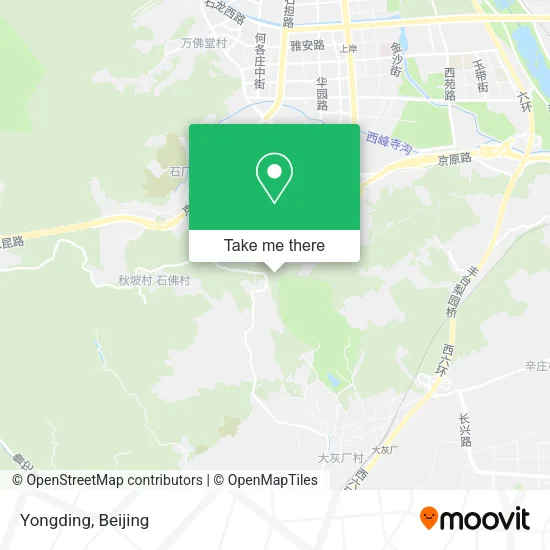 Yongding map