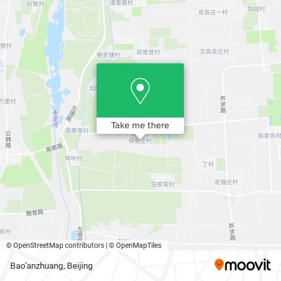 Bao’anzhuang map