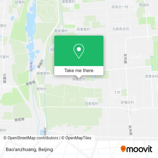 Bao’anzhuang map