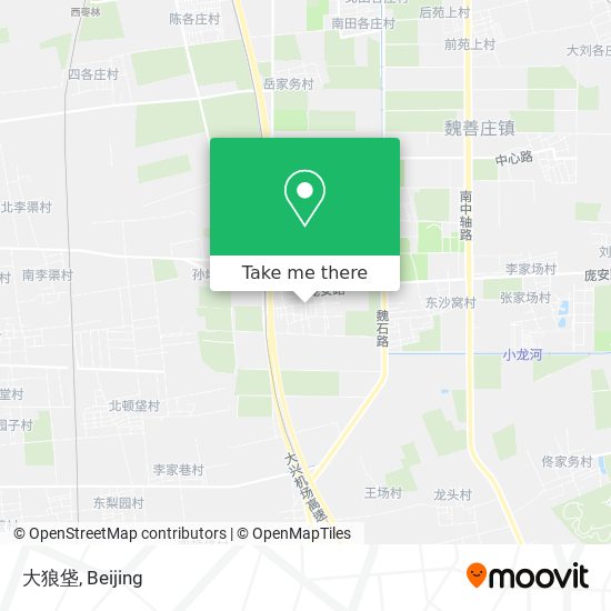 大狼垡 map