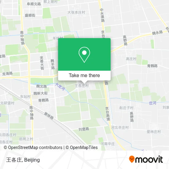 王各庄 map