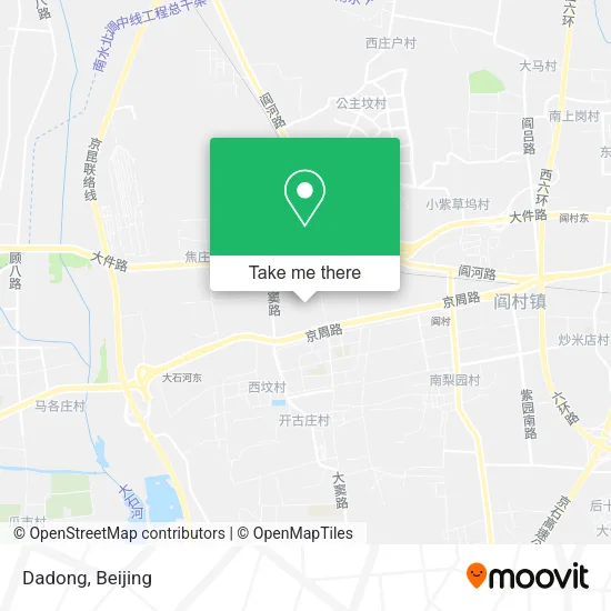 Dadong map