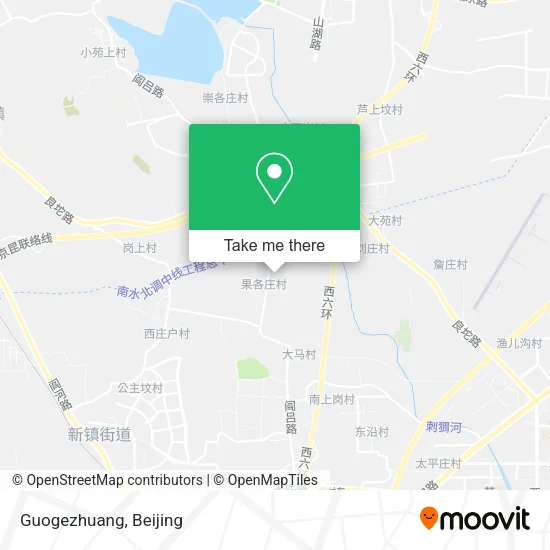 Guogezhuang map