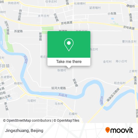Jingezhuang map