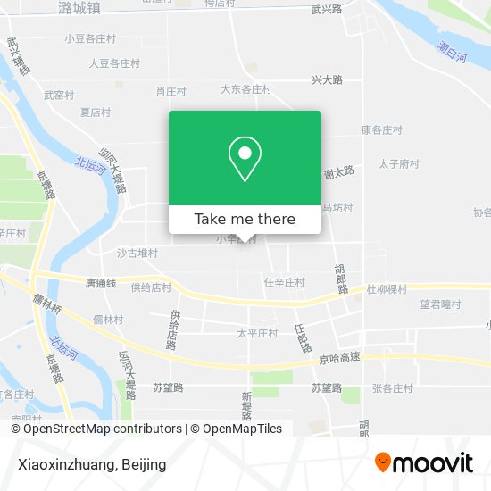 Xiaoxinzhuang map