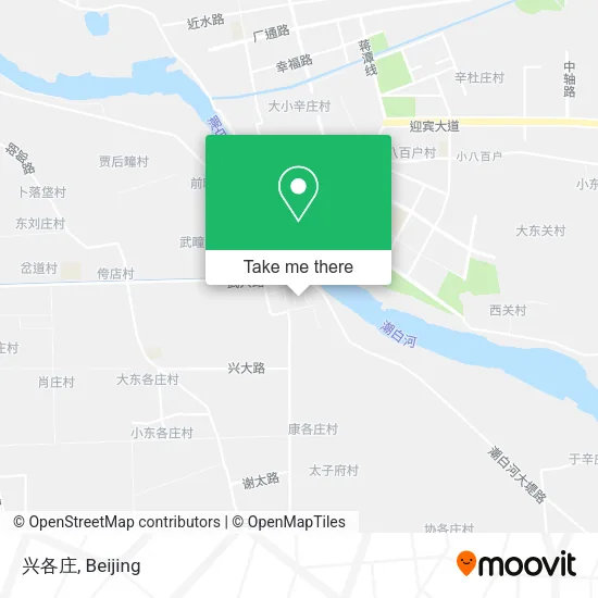 兴各庄 map