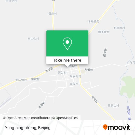 Yung-ning-ch’eng map