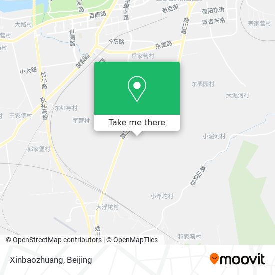 Xinbaozhuang map