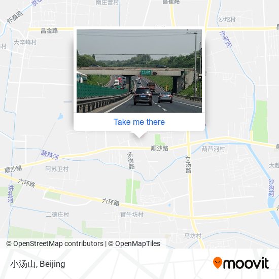 小汤山 map