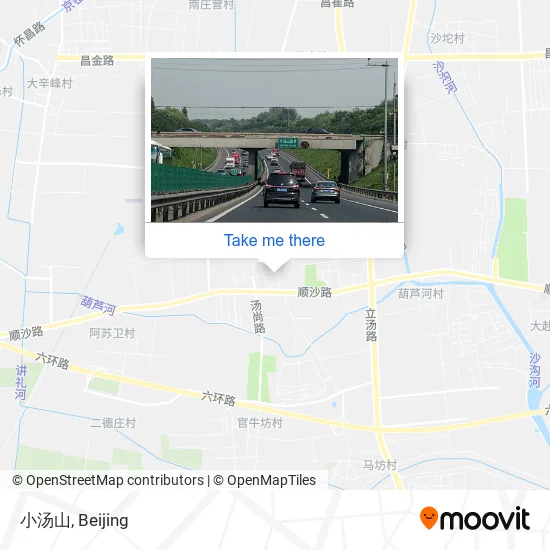 小汤山 map