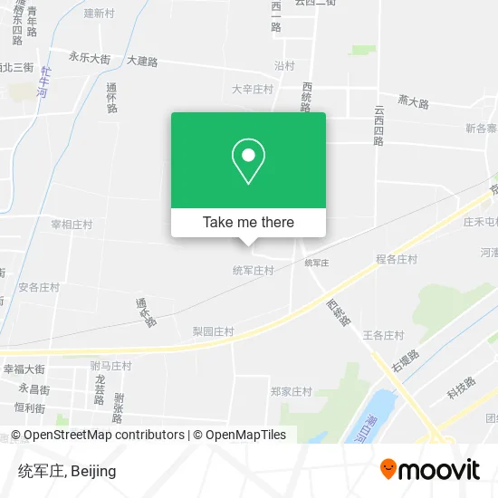 统军庄 map