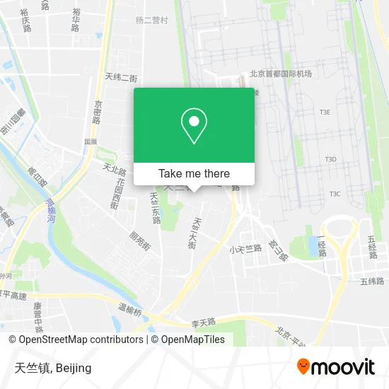 天竺镇 map
