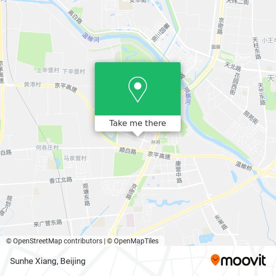 Sunhe Xiang map