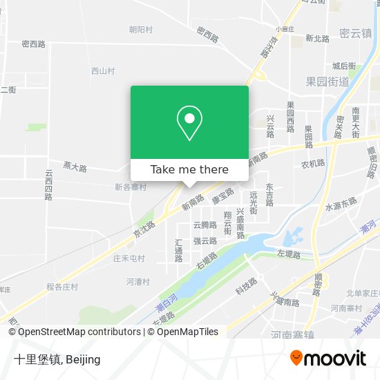 十里堡镇 map