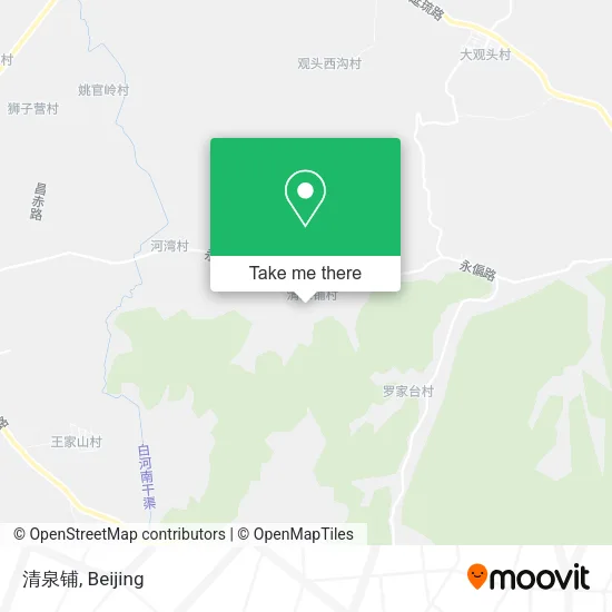 清泉铺 map