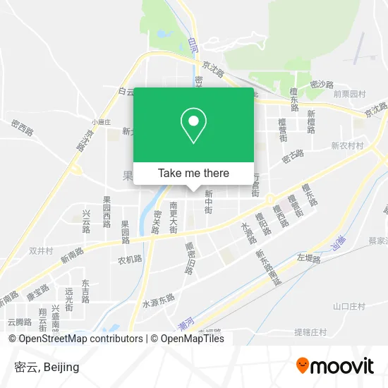 密云 map