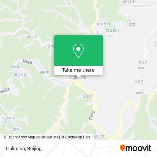 Liulimiao map