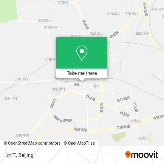 康庄 map