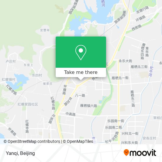 Yanqi map