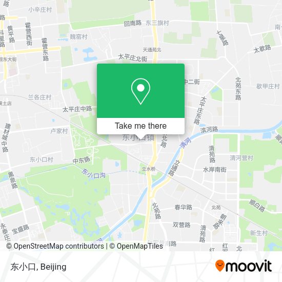 东小口 map