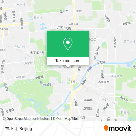 东小口 map