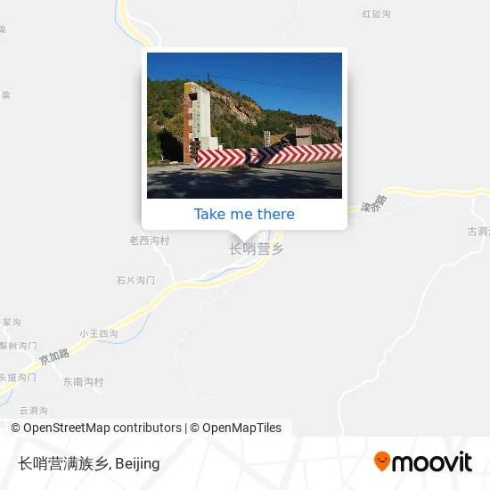 长哨营满族乡 map