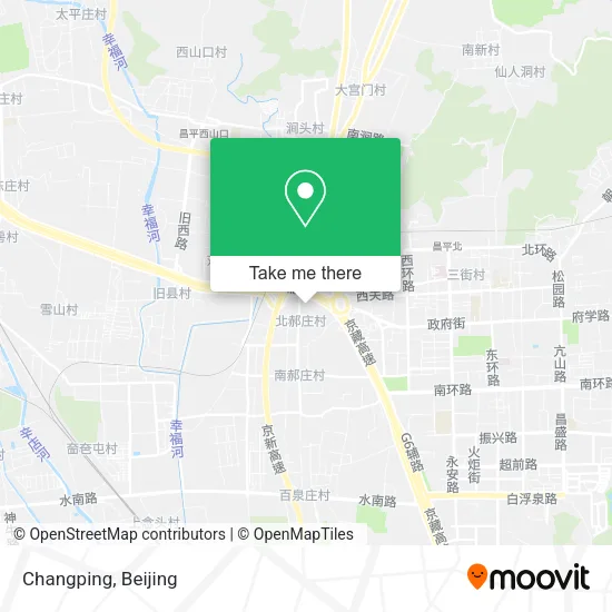 Changping map