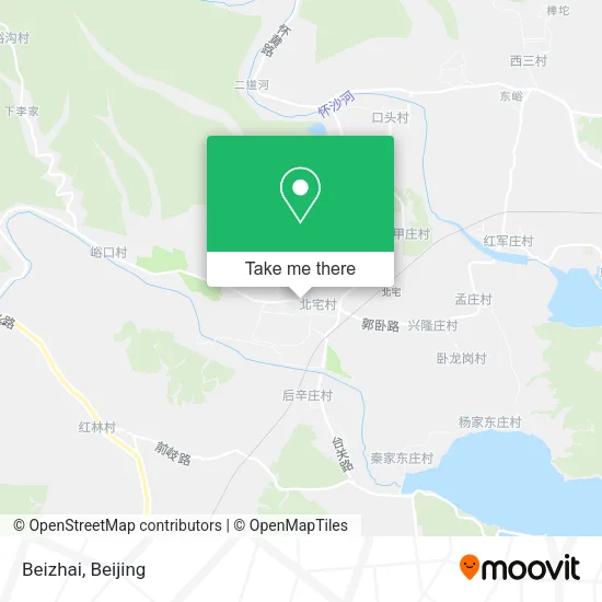 Beizhai map